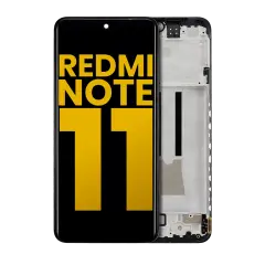 OLED Assembly With Frame Compatible For Xiaomi Redmi Note 11 (Refurbished) (All Colors)