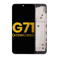 OLED Assembly With Frame Compatible For Motorola Moto G71 5G (XT2169 / 2022) (Refurbished) (All Colors)