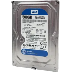500GB WD Blue 3.5" HDD Internal Hard Drive - 7200 RPM (26mm) (Refurbished)