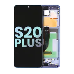 OLED Assembly With Frame Compatible For Samsung Galaxy S20 Plus 5G (Service Pack) (Purple)