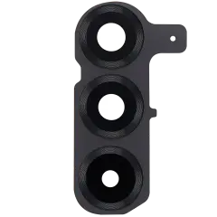 Back Camera Lens With Cover Bezel Ring Compatible For Samsung Galaxy S25 Plus 5G (Blue Black)