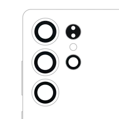 Back Camera Lens (Glass Only) With Adhesive Compatible For Samsung Galaxy S25 Ultra 5G (4 Piece Set) (All Colors)