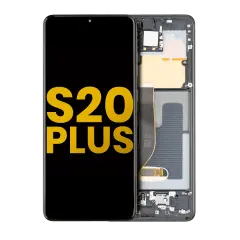 OLED Assembly With Frame Compatible For Samsung Galaxy S20 Plus 5G (Refurbished) (Cosmic Black)