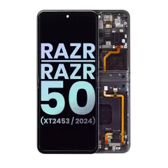 Main OLED Assembly Compatible For Motorola Razr / Razr 50 (XT2453 / 2024) (Genuine OEM) (Koala Grey)