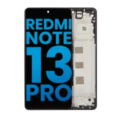 LCD Assembly With Frame Compatible For Xiaomi Redmi Note 13 Pro 4G  (Aftermarket: Incell) (Midnight Black)
