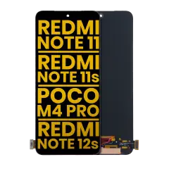 OLED Assembly Without Frame Compatible For Xiaomi Redmi Note 11 / Redmi Note 11S 4G / Xiaomi Poco M4 Pro 4G / Redmi Note 12S (Refurbished) (All Colors)