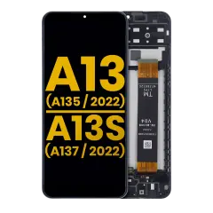 LCD Assembly With Frame Compatible For Samsung Galaxy A13 4G (A135 / 2022) / A13s (A137 / 2022) (Refurbished) (All Colors)