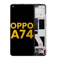 OLED Assembly With Frame For OPPO A74 4G (Refurbished) (All Colors)