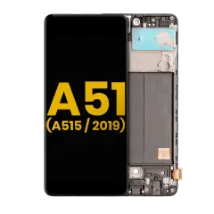 OLED Assembly With Frame Compatible For Samsung Galaxy A51 4G (A515 / 2019) (Refurbished) (All Colors)