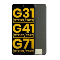 OLED Assembly Without Frame Compatible For Motorola Moto G31 (XT2173 / 2021) / G41 (XT2167 / 2022) / G71 5G (XT2169 / 2022) (Refurbished) (All Colors)