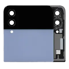 Outer OLED Assembly For Samsung Galaxy Z Flip 4 5G (US & International) (Used OEM Pull: Grade B/C) (Blue)