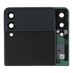 Outer OLED Assembly Compatible For Samsung Galaxy Z Flip 3 5G (US & International) (Used OEM Pull: Grade B/C) (Phantom Black)