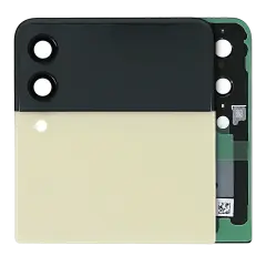 Outer OLED Assembly Compatible For Samsung Galaxy Z Flip 3 5G (US & International) (Used OEM Pull: Grade B/C) (Cream)