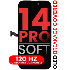 OLED Assembly Compatible For iPhone 14 Pro (Aftermarket Pro: XO7 Soft) (120HZ)