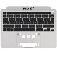 Top Case With Keyboard For MacBook Pro 13" A2251 (2020) (US Keyboard) (Silver)