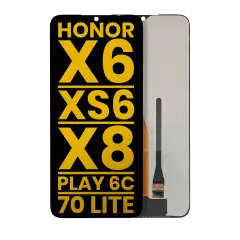 LCD Assembly Without Frame For Honor X6 / X6S / X8 5G / Play 6C / 70 lite 5G (Refurbished) (All Colors)