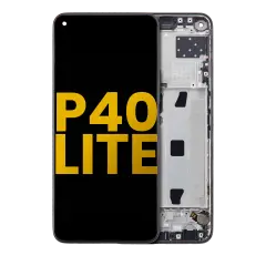 LCD Assembly With Frame Compatible For Huawei P40 Lite 5G (Refurbished) (Midnight Black)