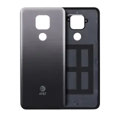 Back cover Glass Compatible For Motorola Moto G Play (XT2093 / 2021) (AT&T) (Genuine OEM) (Flash Gray)