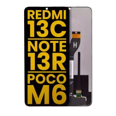 LCD Assembly Without Frame Compatible For Xiaomi Redmi 13C 5G / Note 13R / Poco M6 5G (Refurbished) (All Colors)