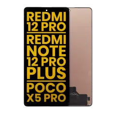 OLED Assembly Without Frame Compatible For Xiaomi Redmi Note 12 Pro 5G/ Xiaomi Redmi Note 12 Pro+ / Poco X5 Pro (Refurbished) (All Colors)