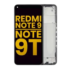 LCD Assembly With Frame Compatible For Xiaomi Redmi Note 9 5G / Note 9T (Refurbished) (All Colors)