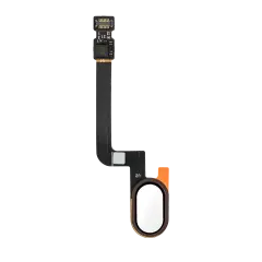 Home Button With Fingerprint Sensor Flex Cable Compatible For Motorola Moto G5S (XT1797 / 2017) (White)