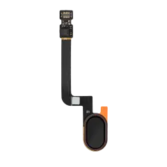Home Button With Fingerprint Sensor Flex Cable Compatible For Motorola Moto G5S (XT1797 / 2017) (Black)