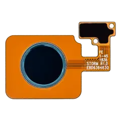 Home Button Fingerprint Sensor With Flex Compatible For LG G8 ThinQ / LG V50 ThinQ (Blue)