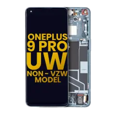 OLED Assembly With Frame Compatible For OnePlus 9 Pro (Non-Verizon 5G UW Frame) (Refurbished) (Forest Green)