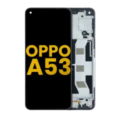 LCD Assembly With Frame Compatible For OPPO A53 5G (Refurbished) (All Colors)