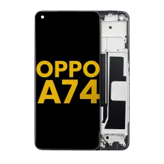 LCD Assembly With Frame Compatible For OPPO A74 5G (Refurbished) (All Colors)