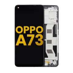 LCD Assembly With Frame Compatible For OPPO A73 5G (Refurbished) (All Colors)