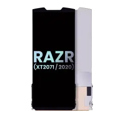 Inner OLED Assembly Without Frame For Motorola  Razr 5G (XT2071 / 2020) (Genuine OEM)) (All Colors)