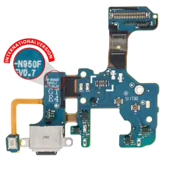 Charging Port With Flex Cable Compatible For Samsung Galaxy Note 8 (N950F) (International Version)