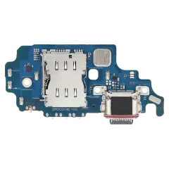 Charging Port Board With Sim Card Reader Compatible For Samsung Galaxy S21 Ultra 5G (G9980) (Asia Version) (Premium)
