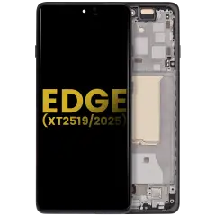 OLED Assembly With Frame Compatible For Motorola Moto Edge（XT2519 / 2025) (Refurbished) (Deep Forest)