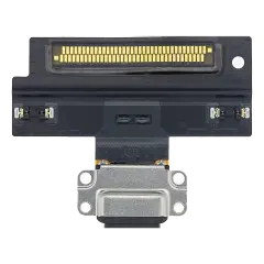 Charging Port Flex Cable For iPad Air 3 (Soldering Required) (Premium) (Black)