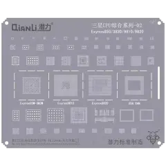 Bumblebee Stencil (QS527) Samsung CPU 02-Exynos850 / 3830 / 9810 / 9820 (Qianli)