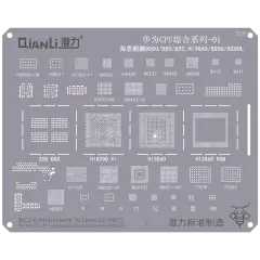Bumblebee Stencil (QS520) Huawei CPU 01-Kirin 9000 / 985 / 820，HI36AO / 6290 / 6290L (Qianli)