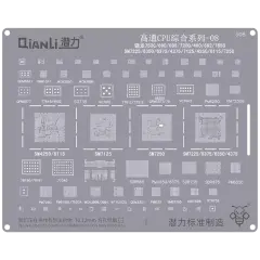 Bumblebee Stencil (QS508) Qualcomm CPU 08-Snapdragon 750G / 690 / 695 / 720G / 460 / 662 / 765G-SM7225 / 6350 / 6375 / 4375 / 7125 / 4250 / 6115 / 7250 (Qianli)