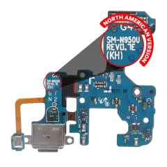 Charging Port With Flex Cable Compatible For Samsung Galaxy Note 8 (N950U) (North America Version) (Service Pack)