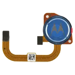Fingerprint Reader With Flex Cable Compatible For Motorola Moto G Play (XT2093 / 2021) (Genuine OEM) (Misty Blue)