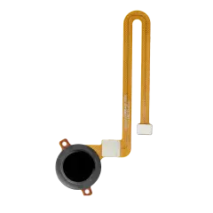 Fingerprint Reader With Flex Cable Compatible For Motorola Moto E6 Play (XT2029 / 2019) (Anthracite)