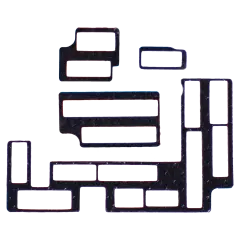 Mainboard Inline Insulator Sticker For iPhone 13 Pro Max (4 Piece Set) (10 Pack)