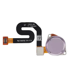Fingerprint Scanner With Flex Compatible For Motorola Moto G7 Power (XT1955 / 2019) (Iced Violet)
