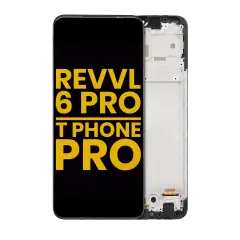 LCD Assembly With Frame Compatible For T-Mobile Revvl 6 Pro / T Phone Pro 5G (Refurbished) (All Colors)
