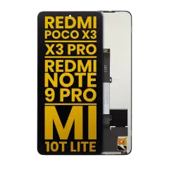 LCD Assembly Without Frame Compatible For Xiaomi Redmi Poco X3 / X3 Pro / Redmi Note 9 Pro 5G / Mi 10T Lite 5G (Refurbished) (All Colors)
