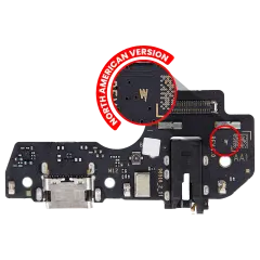 Charging Port Board With Headphone Jack Compatible For Samsung Galaxy A03S (A037U / 2021) (US Version) (Premium)