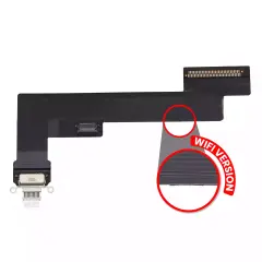 Charging Port Flex Cable Compatible For iPad Air 4 (WiFi Version) (Used OEM Pull: Grade A) (White)