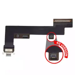 Charging Port Flex Cable For iPad Air 4 (Cellular) (Used OEM Pull: Grade A) (Sky Blue)